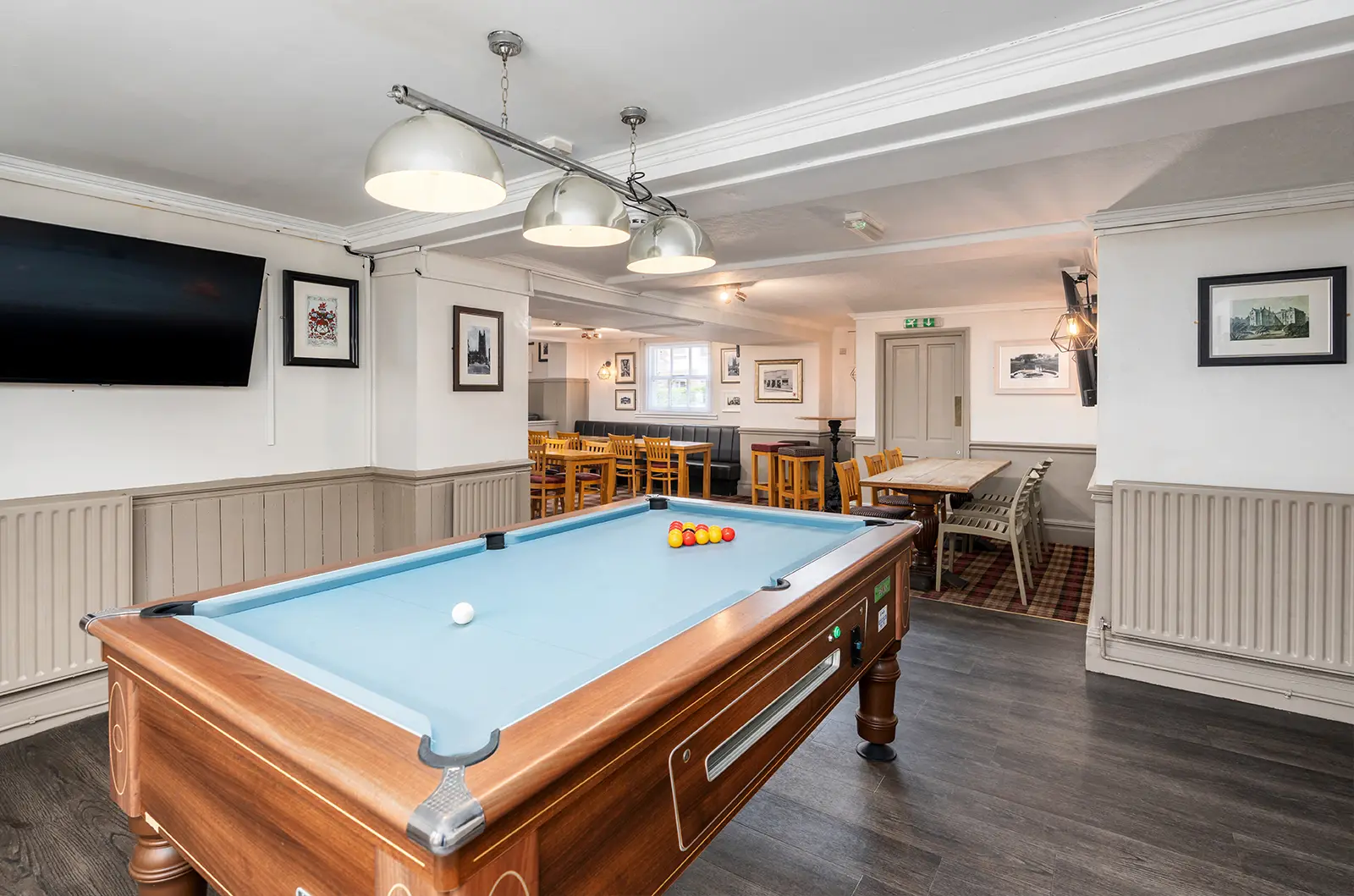 The Turf Pub Pool Table and Seating